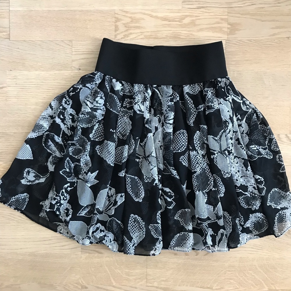 Floral skirt from Express Design Studio.